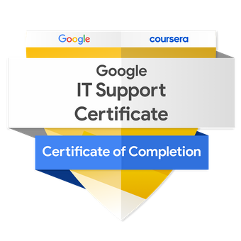 Google IT Support certification badge